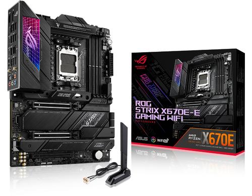 ASUS ROG STRIX X670-E GAMING WIFI, ATX, AM5 AMD X670E, 4x DDR5, PCI-E 5.0