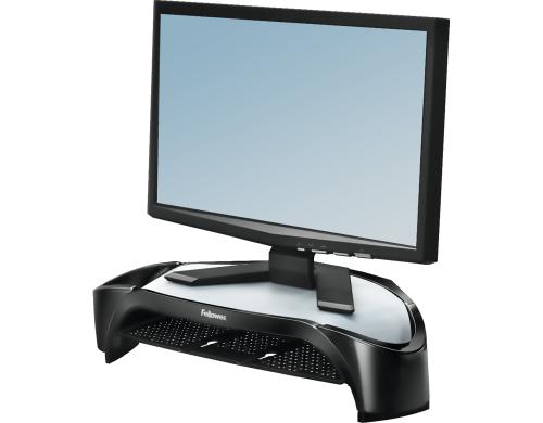 Fellowes Smart Suites Monitor Stnder Plus schwarz, inkl. Stauraum