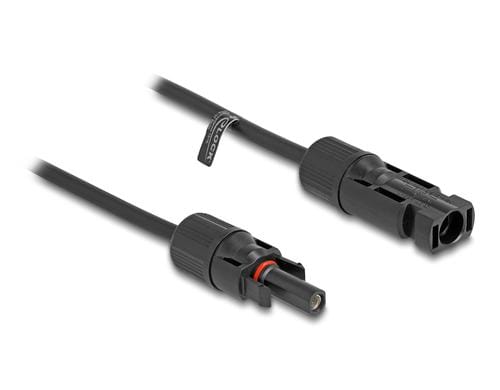 Delock DL4 Solarkabel Stecker zu Buchse, 3m, schwarz