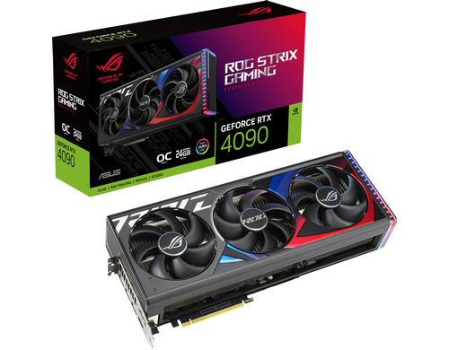 ASUS ROG STRIX RTX4090 O24G, GDDR6x GeForce RTX4090 O24G, 3x DP,2x HDMI