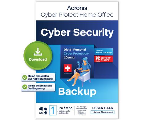 Cyber Protect Home Office True Image Ed. ESD, Subscription, 3yr, 1 PC