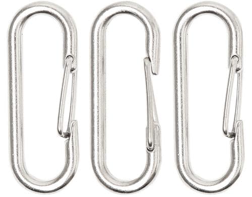 lalana Karabiner oval 47x15 mm, 3 Stck