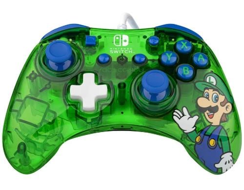 PDP Controller Rock Candy Mini Luigi Lime Nintendo Switch Controller, Luigi