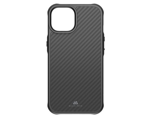 Black Rock Cover Robust Carbon fr Apple iPhone 14, Schwarz