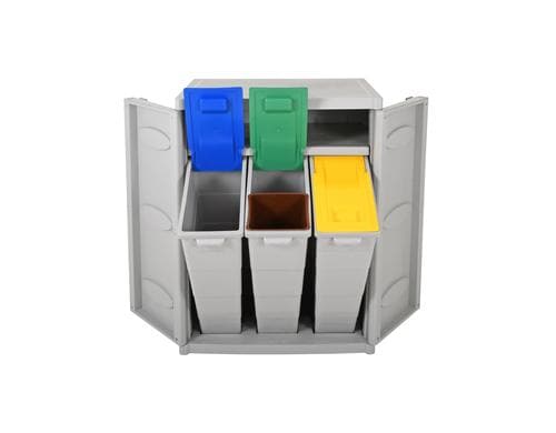 Trennschrank 3x35 Liter Kunststoff