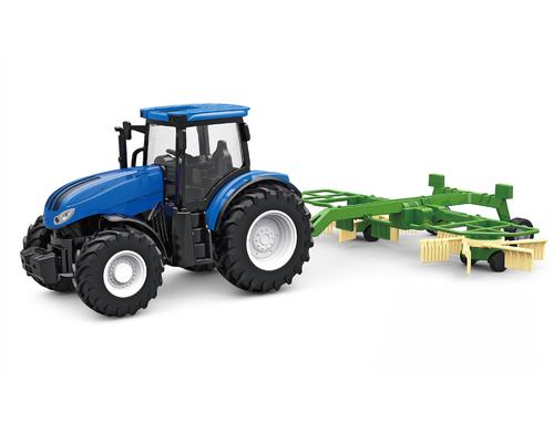 Amewi Toy Traktor mit Kreiselschwader 1:24, RTR