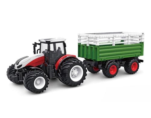 Amewi Toy Traktor mit Viehtransporter 1:24, RTR