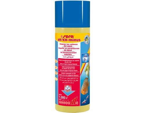 sera PH/KH-minus 250 ml, Reichweite: 1000 Liter