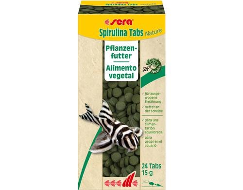 sera Spirulina Tabs Nature 24 Tabs (15 g)