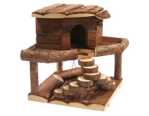 Swisspet Hamster Beachhouse 19x19x27.5cm, Naturholz