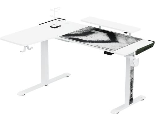 Ultradesk Winger Weiss Gaming Table weiss, Tischplatte