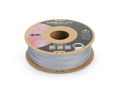 Creality Filament PLA Mattgrau 1.75mm Filament, 195-210Grad, 1Kg, Mattgrau