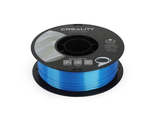 Creality Filament PLA Silk Blau 1.75mm Filament, 195-230Grad, 1Kg, Blau