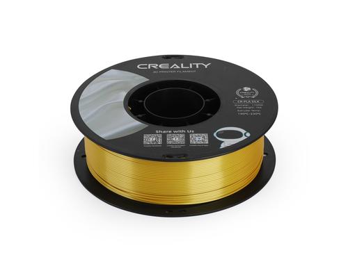 Creality Filament PLA Silk Gold 1.75mm Filament, 195-230Grad, 1Kg, Gold