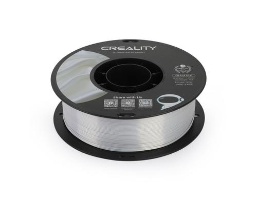 Creality Filament PLA Silk Silber 1.75mm Filament, 195-230Grad, 1Kg, Silber