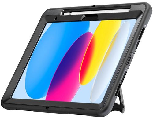 4smarts Rugged Case Grip Black fr iPad 10th Gen. 10.9