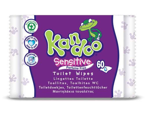 Kandoo Feuchttcher Sensitive 60 Stck