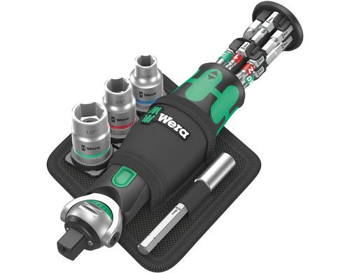 Wera 8009 Zyklop Pocket Imperial Set 2 Spezial-Kombinationsantrieb 3/8