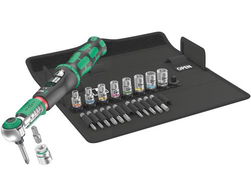 Wera Safe-Torque A2 Set 1, 1/4 Sechskant Safe-Torque in textiler Box mit Nssen