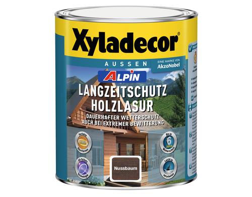 Xyladecor Alpin Langzeitschutz Holzlasur 1 L Nussbaum