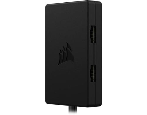 Corsair USB 2.0 HUB, 4 Port Schwarz, mit Magnet