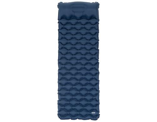 KOOR Iso-Matte Blau selbstaufblasbar, 192x65x5cm, Nylon