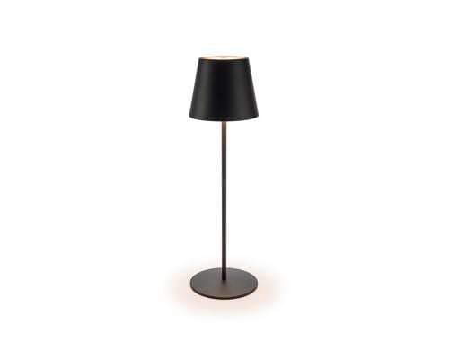 STT Tischleuchte Motion Lamp USB Luna 23LED ww, D12xH38cm, schwarz