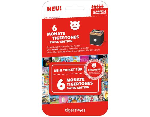 tigertones - Ticket 6 Monate Swiss-Edition