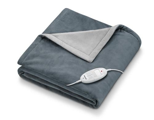 Beurer Wrme- und Kuscheldecke HD75 Cosy Cosy Dark Grey, flauschige Wrme