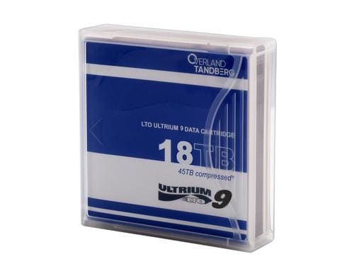 Tandberg: LTO-9 Data Cartridge 18TB/45TB, inklusive Barcode label,20 Stck