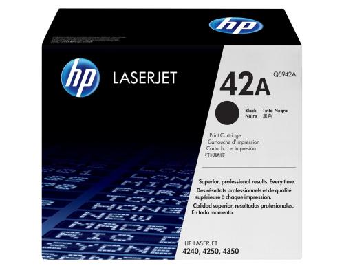 HP Toner 42A - Black (Q5942A) Seitenkapazitt ~ 10'000 Seiten