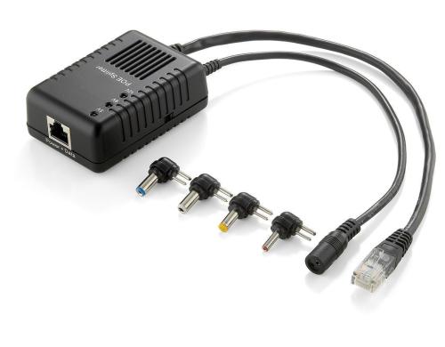 LevelOne POS-1002: PoE Splitter 100Mbps Ausgangsspannung whlbar: 5V, 7.5V, 9V, 12V