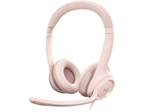 Logitech H390 Stereo-USB-Headset rose Mikrofon, USB