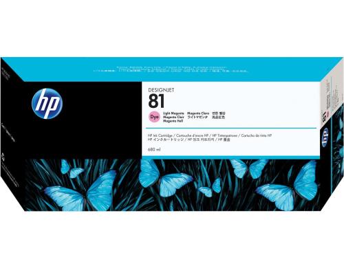 HP Tinte Nr. 81 - Light Magenta (C4935A) Tintenvolumen 680ml