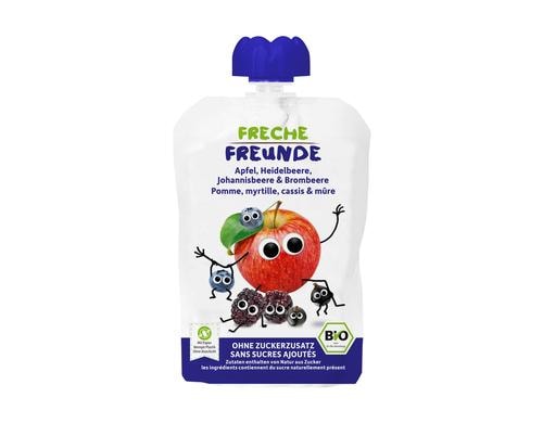 Freche Freunde Quetschmus Apfel, Blaubeere,Johannisbeere&Bromb 100 g