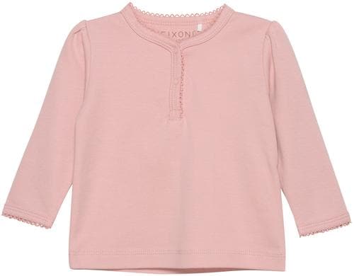 Fixoni Langarmshirt Solid Misty Rose / Gr. 62