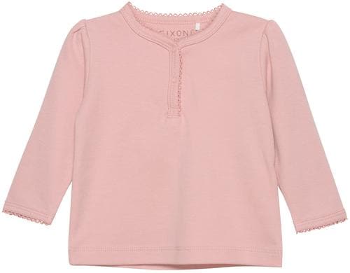 Fixoni Langarmshirt Solid Misty Rose / Gr. 68