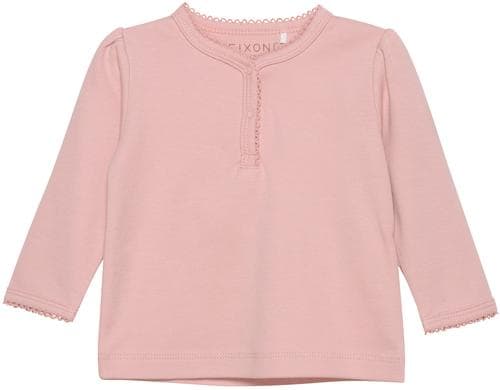 Fixoni Langarmshirt Solid Misty Rose / Gr. 74