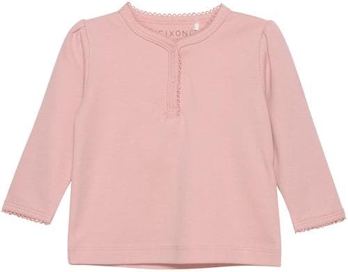 Fixoni Langarmshirt Solid Misty Rose / Gr. 92