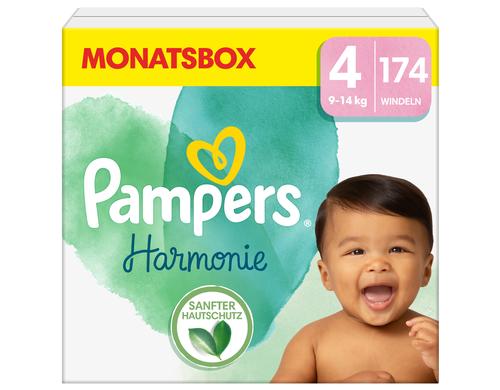 Pampers Harmonie Gr.4 Maxi 9-14 kg Monatsbox / 174 Stck