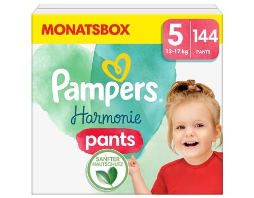 Pampers Harmonie Pants Gr.5 Junior 12-17kg Monatsbox / 144 Stck