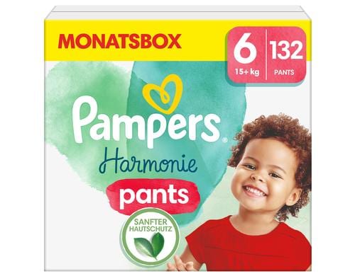 Pampers Harmonie Pants Gr.6 Junior 15+kg Monatsbox / 132 Stck