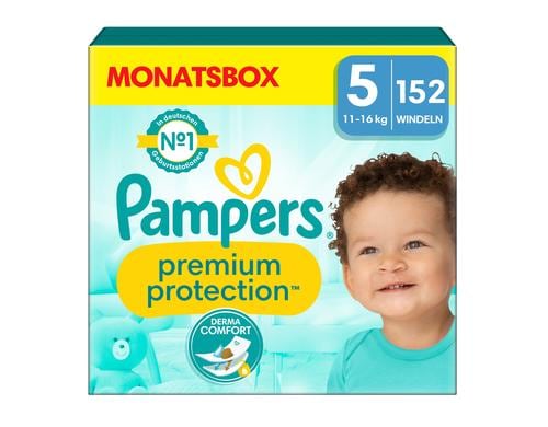 Pampers Premium Protection Gr.5 Junior 11-16kg MonatsBox / 152 Stck