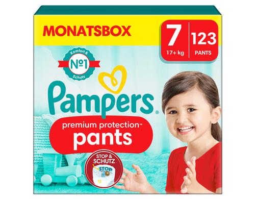 Pampers Premium Protection Pants Gr.7 Extra Large 17+kg Monatsbox / 123 Stck