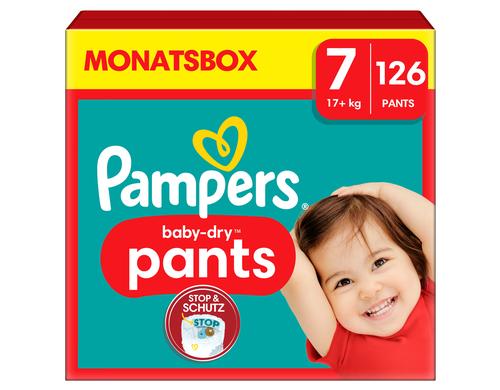 Pampers Baby Dry Pants Gr.7 Extra Large 17+kg MonatsBox / 126 Stck