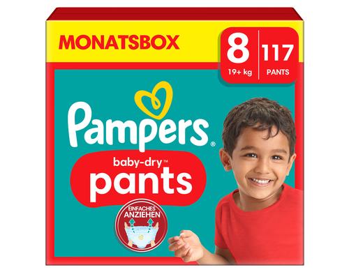 Pampers Baby Dry Pants Gr.8 Extra Large 19+kg MonatsBox / 117 Stck