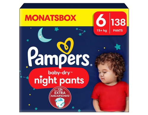 Pampers Baby Dry Night Pants Gr. 6 MonatsBox / 138 Stck