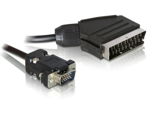 Home Cinema Scart zu VGA Kabel, 2m Achtung: VGA liefert nur 50Hz Signal