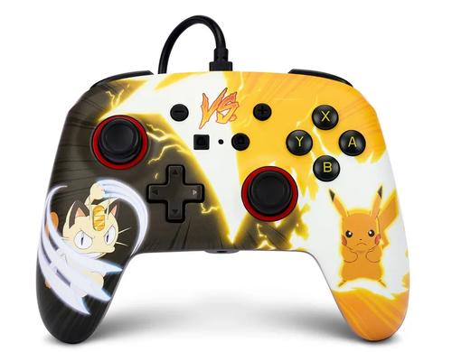 PowerA Enhanced Wired Controller, Switch Pokmon: Pikachu vs. Meowth