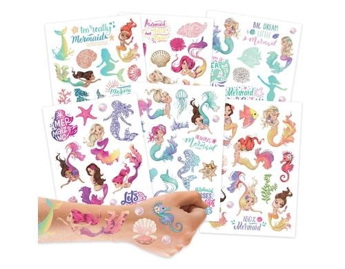 Metallic Tattoos Meerjungfrauen 6 Bgen